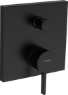 Hansgrohe Finoris Single Lever Bath Mixer For Concealed Installation For Ibox Universal Matt Black