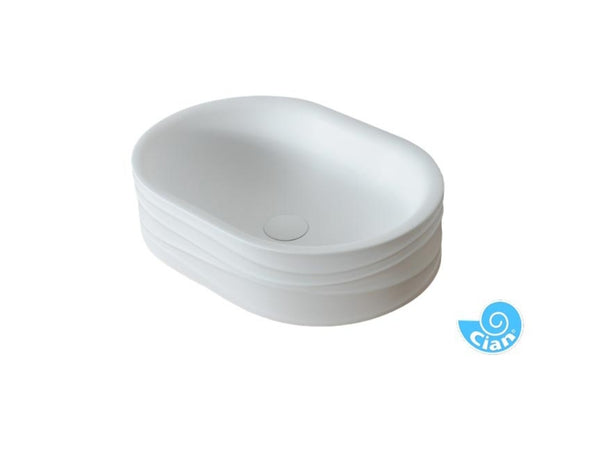 Vettore Basin 507x360x130mm - White Matt finish