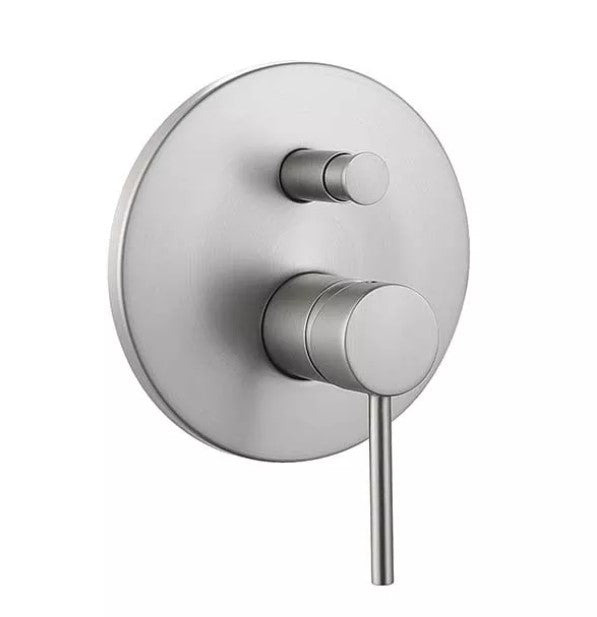 Bijiou Stylet Satin Nickel Bath/Shower U/Tile Mixer Divertor