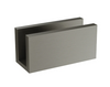 Meir Shower Door Accessories, Fixing Bracket U-Shape - Gun Metal