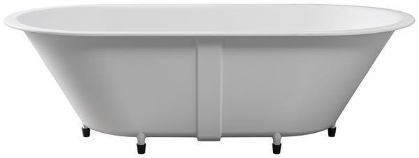Conrad 1800x900 Bath NOF Polished White 1800x910x555
