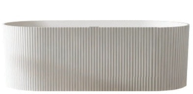 Acrylic Freestanding Bath Tub Gloss White 1700x800x580mm