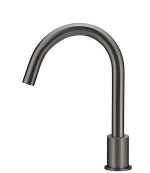 Deck Round Mounted Bath Spout Gun Metal