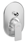 Hansgrohe Rebris E Single Lever Bath Mixer For Concealed Installation Chrome