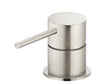Round Deck Mounted Bath Mixers Brushed Nickel