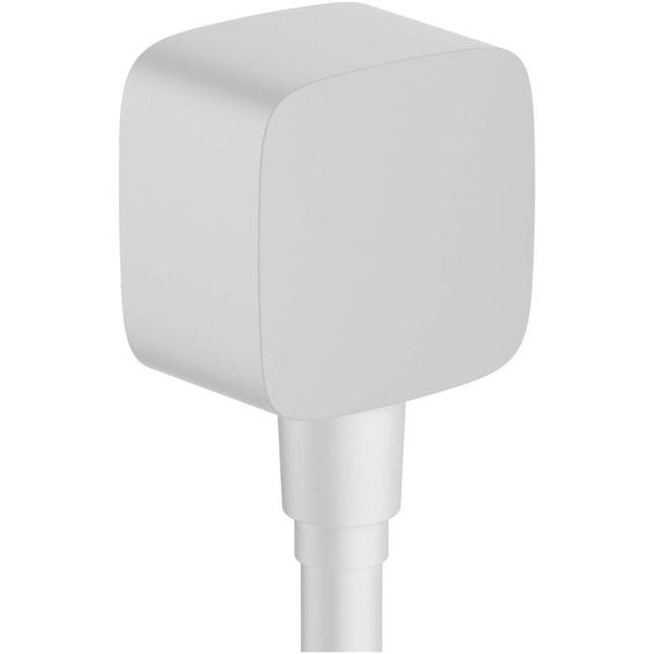 Hansgrohe Fixfit Wall Outlet With Non-Return Valve Matt White