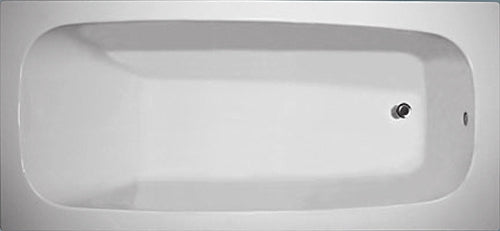 Caracus Built In Bath Polished White No Handles 1600x700x440mm