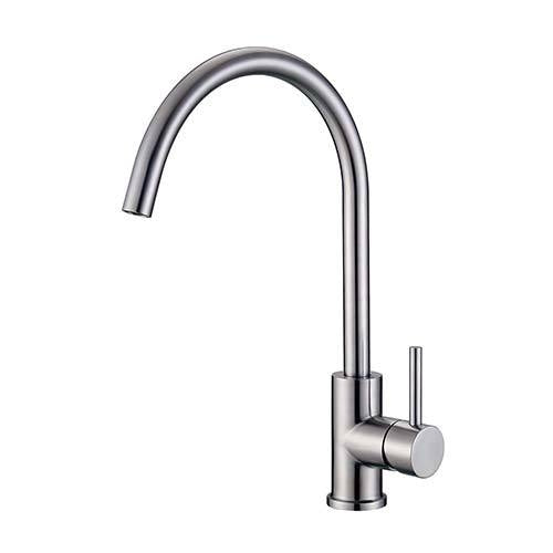 Saturn Arc Swivel Sink Mixer S/Steel