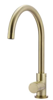 Round Pinless Kitchen Mixer Tiger Bronze