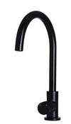 Round Pinless Kitchen Mixer Black