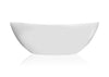 Sienna Freestanding Bath Polished White 1615x 805x610mm