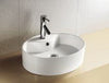 Anna Oval CountertopBasin White Gloss Interior 510x420x150mm