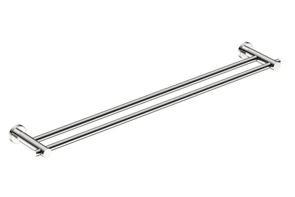 4800 Double Towel Rail 800mm Polished