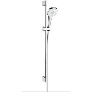 Hansgrohe Croma Select E Shower Set 110 1Jet Ecosmart 9 L/Min With Shower Bar 90 Cm White/Chrome