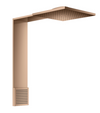 Shower Module 250/250 2jet with Shoulder Shower Polished Red Gold