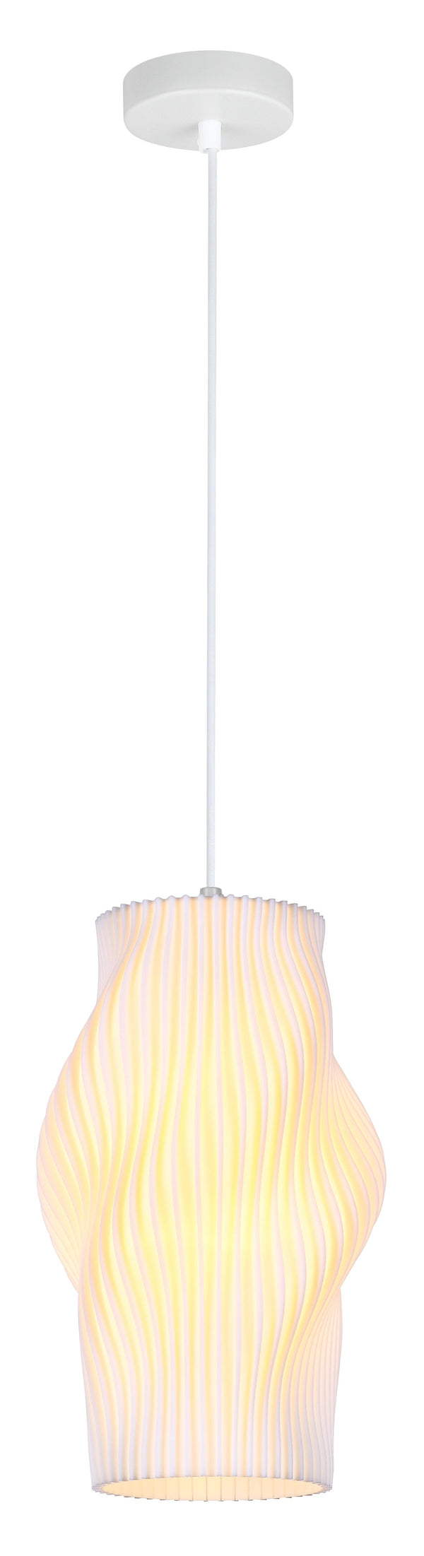 1xE27 (4WLED) Dahlia 3D Printed Recycled Pendant