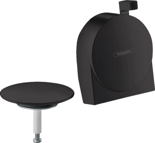 Hansgrohe Exafill S Finish Set Bath Filler, Waste And Overflow Set Matt Black