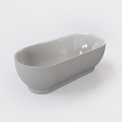 Naomi Freestanding Bath Gloss Concrete 1595x520x738mm