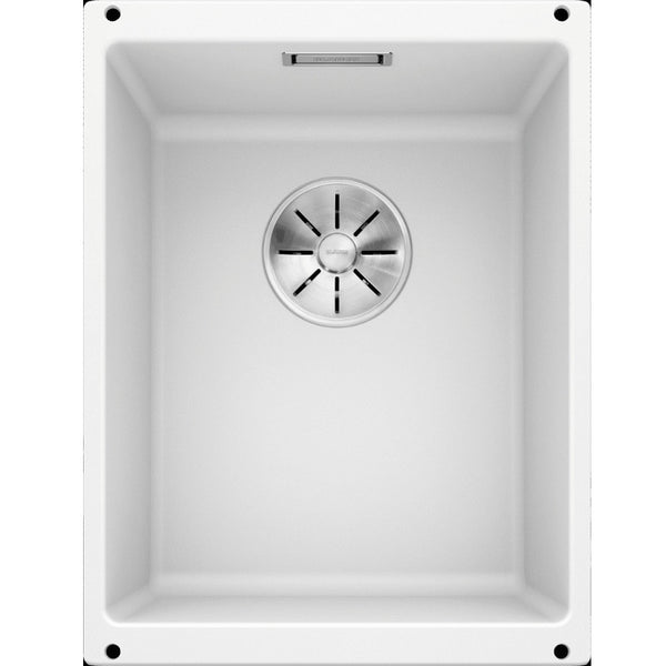 Subline 320-U Polished White Undermount Sink 350x460x190mm