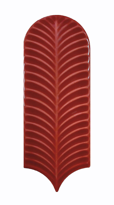 Alma Scale Brillo Garnet Gloss Ceramic 80X215X8mm (0.53Sqm/Box)