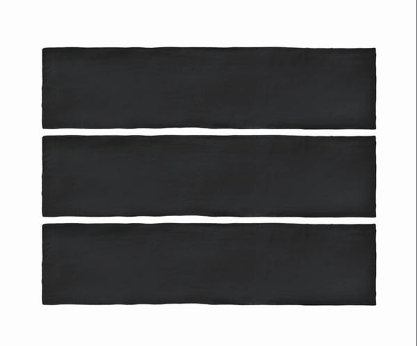 Colonial Black Matt Ceramic 75X300X8.6 (0.5Sqm/Box)