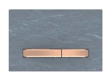 Sigma50 Actuator Plate for Dual Flush Red Gold Mustang Slate