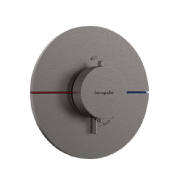 Hansgrohe Showerselect Comfort S Thermostat For Concealed Installation Brushed Black Chrome