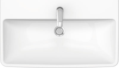 Duravit No.1 Washbasin Wall-mounted With Overflow 800mm Polished White Alpin