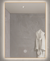 Led Sophia Gold Framed Square Mirror 600X900 Vertical
