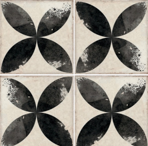 H15 Daroca Black 150x150x9mm Porcelain Matt Tile (0.585sqm/box)