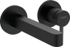 Finoris Single lever basin mixer for concealed installation wall-mounted with spoutMatt Black