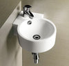 Corner Wall-Hung Basin White Gloss Interior 360x360x125mm