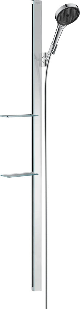Hansgrohe Rainfinity Shower Set 130 3Jet With Shower Bar 150 Cm And Shelves Chrome