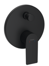 Hansgrohe Rebris E Single Lever Bath Mixer For Concealed Installation For Ibox Universal Matt Black
