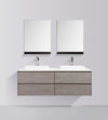 Madrid 1500 Concrete Four Drawer Vanity Set