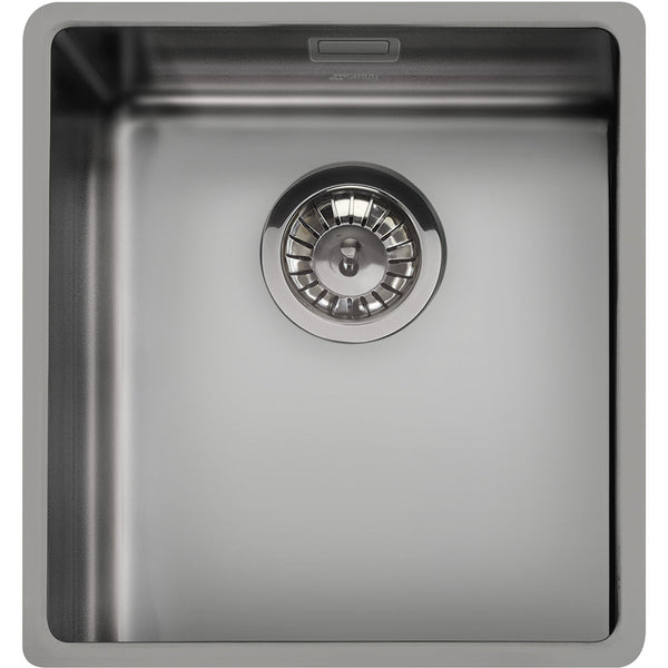 Mira Collection - Dark Inox PVD Brushed Single Bowl UndermountInstallation 344x404mm