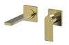 Silk Brass Basin/Bath Mixer Trim Kit