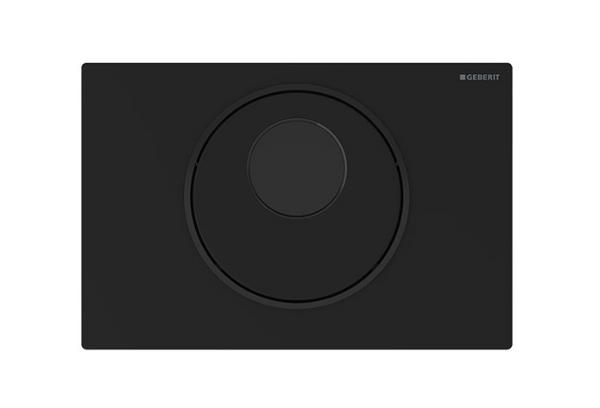 Geberit Electronic WC Flush Control, Mains Operation, for Sigma Concealed Cistern - Matt Black