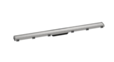 Hansgrohe Raindrain Match Finish Set Shower Drain 1000 With Height Adjustable Frame Brushed Stainles
