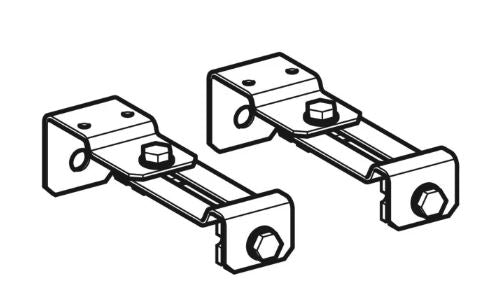 Set of wall anchors for single installation, for Geberit Duofix element for wall-hung WC, 82 cm, wi