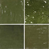 La Riviera Cuadado Botanical Green 132x132x9mm Ceramic Gloss Tiles (1.00sqm/box)
