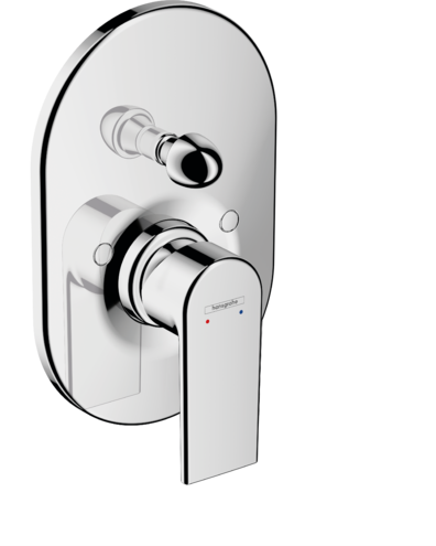 Hansgrohe Vernis Shape Single Lever Bath Mixer For Concealed Installation Chrome