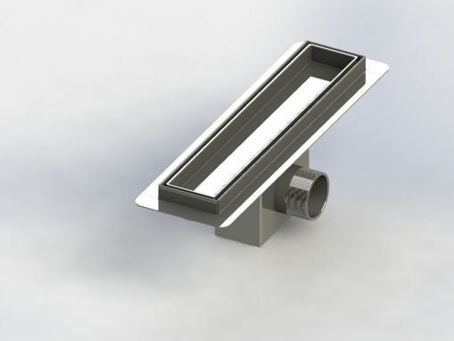 Stainless Steel Shower Channel 485 mm Tile Insert