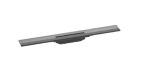 Hansgrohe Raindrain Flex Finish Set Shower Drain 700 Cuttable For Wall Mounting Brushed Black Chrome