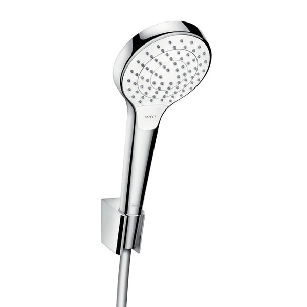 Hansgrohe Croma Select S Shower Holder Set 110 Vario With Shower Hose 125 Cm White/Chrome
