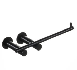 Slimline Black Toilet Roll Holder