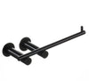 Slimline Black Toilet Roll Holder