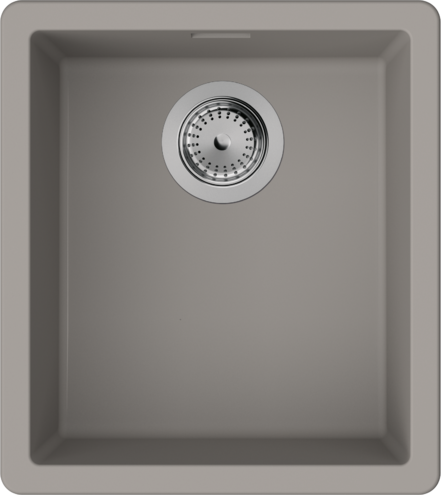 Hansgrohe S52 S520-F350 Built-In Sink With Manual Waste Set Concretegrey