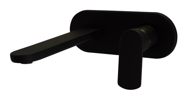 Spring Black Basin Concealed Mixer with Spout