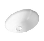 Sophia Undercounter Basin Polished White 550X240X185mm